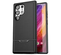 ENCASED Rebel Series - Designed for Samsung Galaxy S23 ULTRA Case [Shockproof] Military Grade Protective Phone Case, Black (S23-ULTRA 6.8")