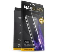 ENCASED Samsung Galaxy S9 Plus Matte Screen Protector - Curved Fingerprint free Tempered Glass (MagGlass XM90) Reinforced Anti Glare Screen Guard (Includes precision applicator)