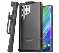 Encased Shockproof Belt Case Designed for Samsung Galaxy S23 Ultra Case with Holster Clip - Military Grade 10Ft Rugged Protection (Rebel Series) (S23 Ultra)