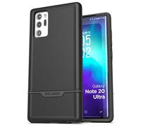 Encased Shockproof Galaxy Note 20 Ultra Case (2020 Rebel Armor) Military Grade Full Body Rugged Protective Cover (Samsung Note 20 Ultra) Black