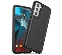 ENCASED Shockproof Samsung S21 Plus Case (Rebel Series) Protective Phone Case for Galaxy S21 Plus - Black