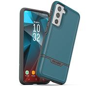 ENCASED Shockproof Samsung S21 Plus Case (Rebel Series) Protective Phone Case for Galaxy S21 Plus - Blue