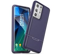 Encased Shockproof Samsung S21 Ultra Case (Rebel Series) Protective Phone Case for Galaxy S21 Ultra - Purple