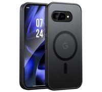 Encased SlimShield Case for Google Pixel 9a, (Compatible with MagSafe) Dual-Hybrid Translucent Phone Cover (2025) Clear