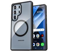 Encased SlimShield for Samsung Galaxy S25 Ultra Case (Compatible with MagSafe Qi2) Slim Magnetic Holster Case, Shockproof Drop Protection (Clear)