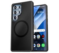 Encased SlimShield for Samsung Galaxy S25 Ultra Case (Compatible with MagSafe Qi2) Slim Protective Magnetic Case (Black)