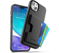 Encased Wallet Case for iPhone 15 (2023) with Card Holder - Black