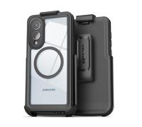 ENCASED Waterproof Belt Case for Samsung Galaxy S25 Edge with Holster Clip [Full-Body] 360 Protective Cover with Built-in Screen Protector (S25 Edge)