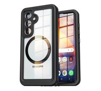 ENCASED Waterproof Case Designed for Samsung Galaxy S26 Plus (IP68) Full Body Protective Phone Case with Screen Protector Built-in (Clear/Black)