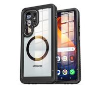 ENCASED Waterproof Case Designed for Samsung Galaxy S26 Ultra (IP68) Full Body Protective Phone Case with Screen Protector Built-in (Clear/Black)