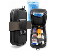 ENCASED Wearable Insulin Travel Cooler Belt Case - Double Insulated Cooling Bag, Diabetic Medication Holder with Pens Storage Pouch (Wrist/Neck Carrying Straps Included)