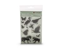 Encaustic Art Plus Clear Stamp Set Animals