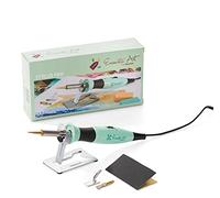 Encaustic Art Stylus Pro Low Heat Tool -Includes Stylus, 3 Attachments-Standard Drawing Tip, Brush Head And Rectangle Shape- Encaustic Painting Supplies