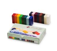 Encaustic Art The Original - BASIC SELECTION Set of 16 -Encaustic Wax Block Colors Set -Non-Toxic Beeswax For Encaustic Art Supplies -Handcrafted in