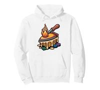 Encaustic Artist Heat Gun Wax Pans Tools Graphic Painter Art Pullover Hoodie