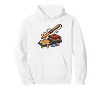 Encaustic Artist Heat Torch Tool Silhouette Painting Painter Pullover Hoodie