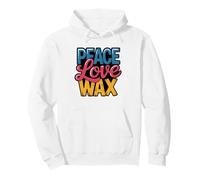 Encaustic Artist Peace Love Wax Painting Identity Painter Pullover Hoodie