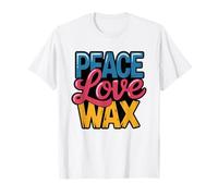 Encaustic Artist Peace Love Wax Painting Identity Painter T-Shirt