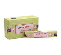 Satya Nag Champa Incense Sticks - Box 12 Packs (Lemon Grass)