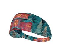 Enchanted Alcove Elastic Exercise Headband Light Comfort Absorb Sweat Breathable for Outdoor Sports Wearing