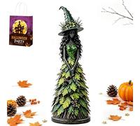 Enchanted Autumn Witch Figure, Resin Witch Figure Table Decoration (1PC-D)