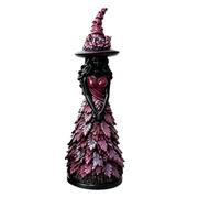 Enchanted Autumn Witch Figurine, Gothic Resin Halloween Desktop Decoration