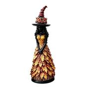 Enchanted Autumn Witch Figurine Halloween Witch Tabletop Statue Gothic Harvest Home Halloween Decor Resin Statues for Fireplace Mantel,Bookshelf Living Room Decor Homes Office (Yellow)