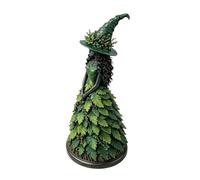 Enchanted Autumn Witch Figurine, Resin Halloween Statue, Autumn Witch (B)