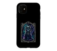 Enchanted Black Cat Mystical Eye Celestial Art Case for iPhone 11