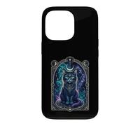 Enchanted Black Cat Mystical Eye Celestial Art Case for iPhone 13 Pro