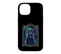 Enchanted Black Cat Mystical Eye Celestial Art Case for iPhone 14