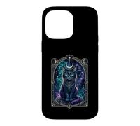 Enchanted Black Cat Mystical Eye Celestial Art Case for iPhone 14 Pro Max