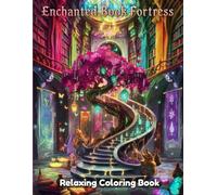 Enchanted Book Fortress: Fantasy Coloring Book for Adults & Kids - Magical Libraries, Towering Book Castles, Hidden Reading Rooms, Floating Tomes & Whimsical Literary Architecture Designs