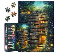 Enchanted Book Tower 1000 Piece Puzzle for Adults, Fantasy