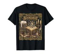 Enchanted Bookshop Lost Between The Pages Witchy Book Lover Value Graphic T-Shirt