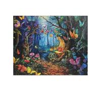 Enchanted Butterfly Puzzles For Adults 1000 Pieces - Magic Fairytale Jigsaw Puzzle, Brain Teaser Fun Game