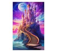 Enchanted Castle by The Sea Colourful Jigsaw Puzzle for Adults, 1000 PCS
