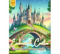 Enchanted Castle Coloring Book for Adults: Magical Fantasy Castles, Enchanted Kingdoms, and Fairytale Houses to Color for Relaxation, Creativity, and Stress Relief