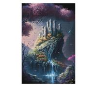 Enchanted Castle in The Mist Picture Puzzle for Adults, 1000 PCS