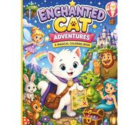 Enchanted Cat Adventures: A Magical Coloring Book