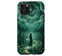 Enchanted Celestial Forest Ethereal Goddess Dreamy Teal Case for iPhone 11 Pro