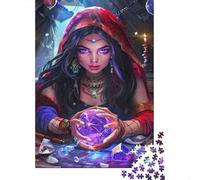 Enchanted Crystal Ball Fortune Telling Jigsaw Puzzle for Adults, 1000 Pieces, 70x50cm/1000pcs, Smooth White Cardboard Pieces; A Calm After-work Activity