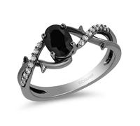 Enchanted Disney Fine Jewellery 0.10ct Diamond Maleficent Ring