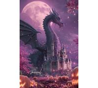 Enchanted Dragon Nights Journal: A Magical Halloween Castle Notebook with Glittering Skies and Fantasy Charm