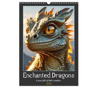 Enchanted Dragons: A year full of little wonders (Wall Calendar 2026 DIN A3 portrait), CALVENDO 12 Month Wall Calendar: Immerse yourself in the ... brought to life by the latest AI technology.