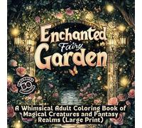 Enchanted Fairy Garden: A Whimsical Adult Coloring Book of Magical Creatures and Fantasy Realms (Large Print)