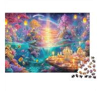 Enchanted Feast Under Glowing Lanterns 1000 Piece Jigsaw Puzzle Underwater World for Boys, Girls, Men & Women 38x26cm/1000pcs