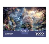 Enchanted Forest 1000 Pieces Jigsaw Puzzle for Adults, Glowing Flora Challenging Game Gifts for Boys Girls Age 14+ 70x50cm/1000pcs