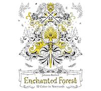 Enchanted Forest: 12 Colour-in Notecards