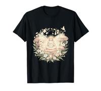 Enchanted Forest Fairy Fantasy Mystical Butterfly Floral T-Shirt